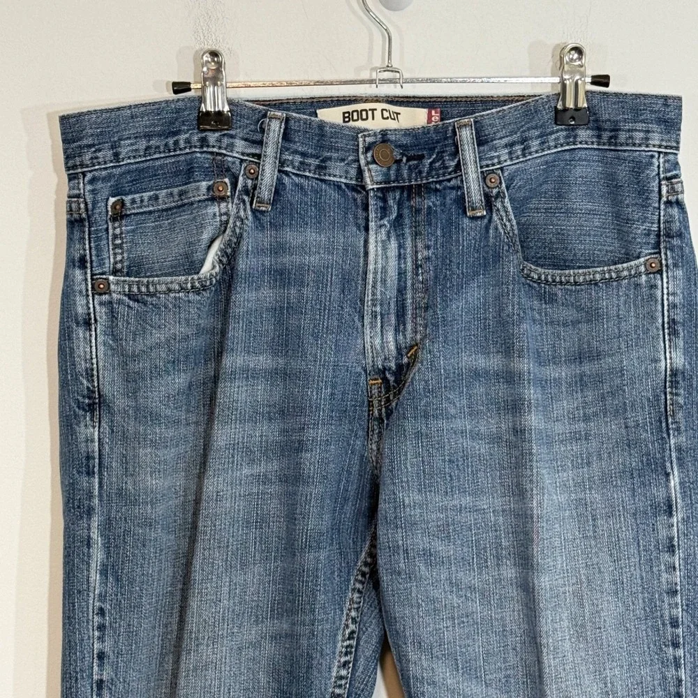 Levis Mens 527 Jeans 32x32 Medium Wash Denim Boot Cut Western Cowboy Work